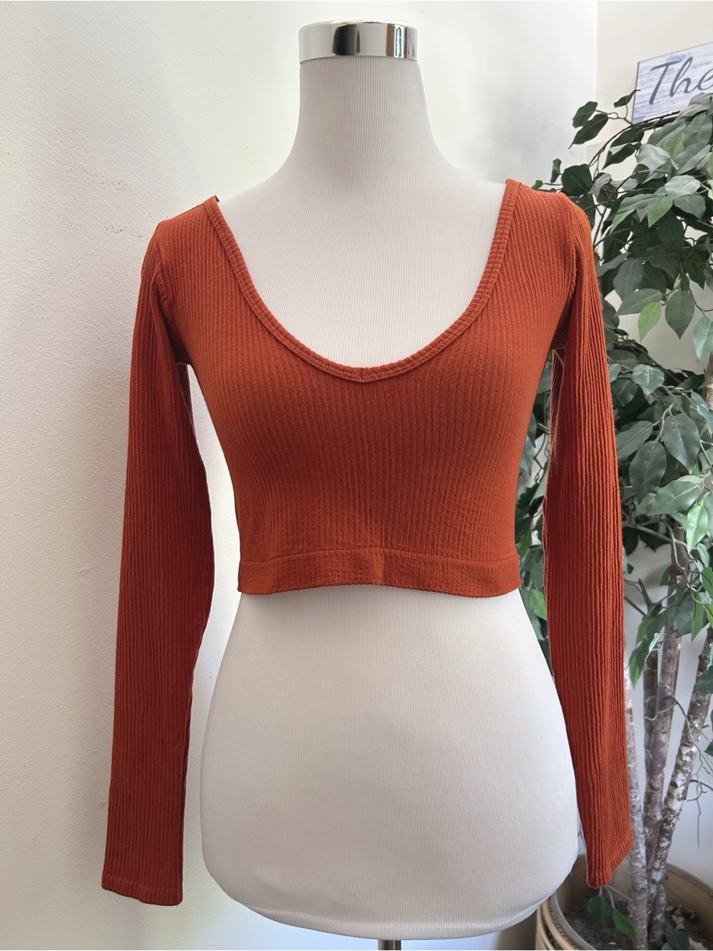 Urban Outfitters Ribbed Crop Top